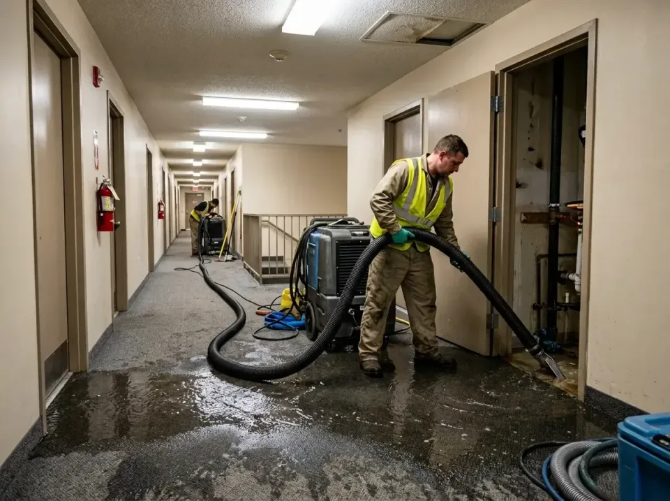 multi-unit-apartment-hallway-f-005 — frequently asked questions, Emergency Burst Pipe Water Extraction & Removal in Winderme…